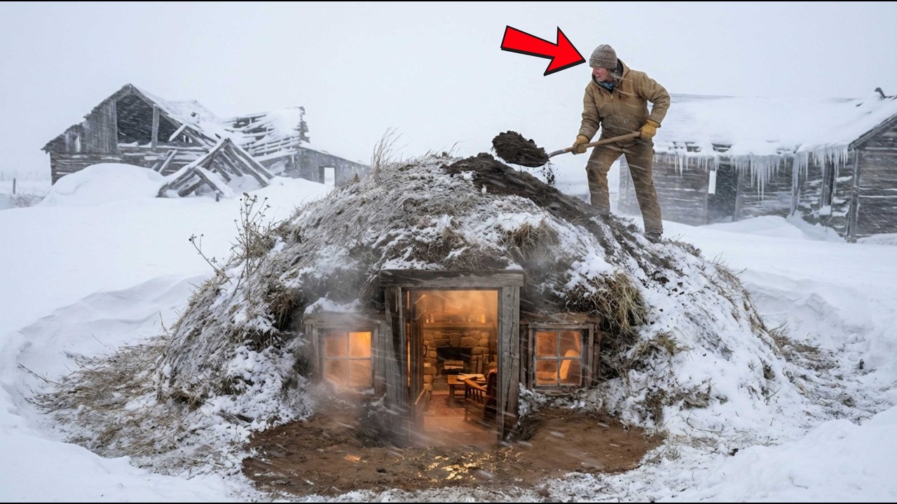 Everyone Laughed When She Buried Her Cabin in Dirt — Until It Stayed 60° Through the Worst Blizzard
