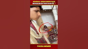 Sourav Joshi Wife Face Revealed - In This Vlog 😱💯 #shorts #souravjoshivlogs #shortsfeed