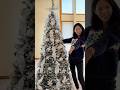 1 minute Pre-Decorated Pull Up Christmas tree 🎄 #youtubeshorts #christmastree #christmasdecor #home