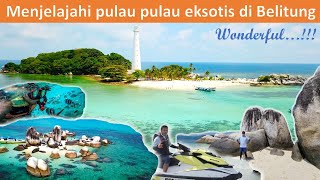 CAKEPNYA PANTAI DI BELITUNG. BIKIN BETAH!! hopping Island ke Pulau Pulau di Belitung