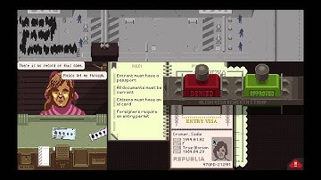 Papers, Please Pt. 1 - Game Play Video (No Commentary)