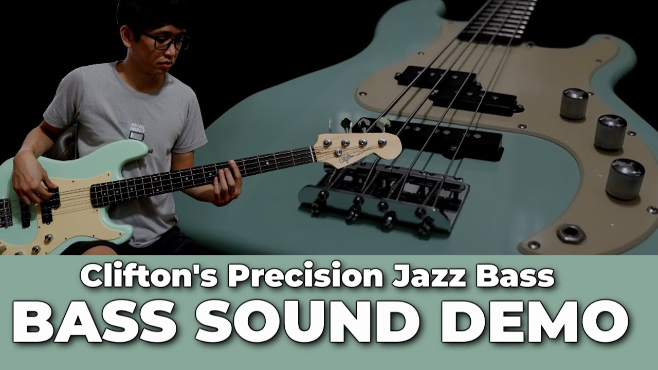 Clifton Precision Jazz Bass Demo by Jikyonly
