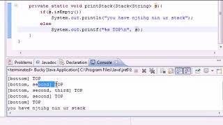 Famous Intermediate Java Tutorial  - 14 -  Stacks, push, pop Profile