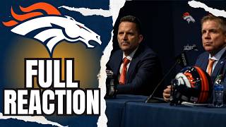 Denver Broncos HC Sean Payton and GM George Paton Pre-Draft Press Conference FULL REACTION
