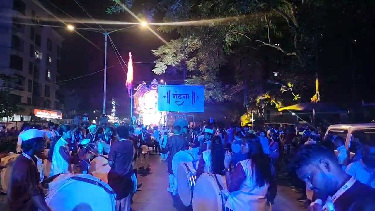  पोयसर चा महाराजा आगमन सोहळा 🙏 गणपती बाप्पा मोरया.नंदना ढोल ताशा पथक  part 2