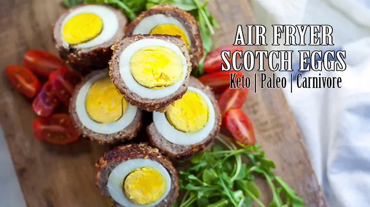 Air Fryer Scotch Eggs | 15 Minute Easy Breakfast & Brunch Recipe