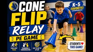 Coach K PE Games: Cone Flip Relay: Coach Kevin Furtado