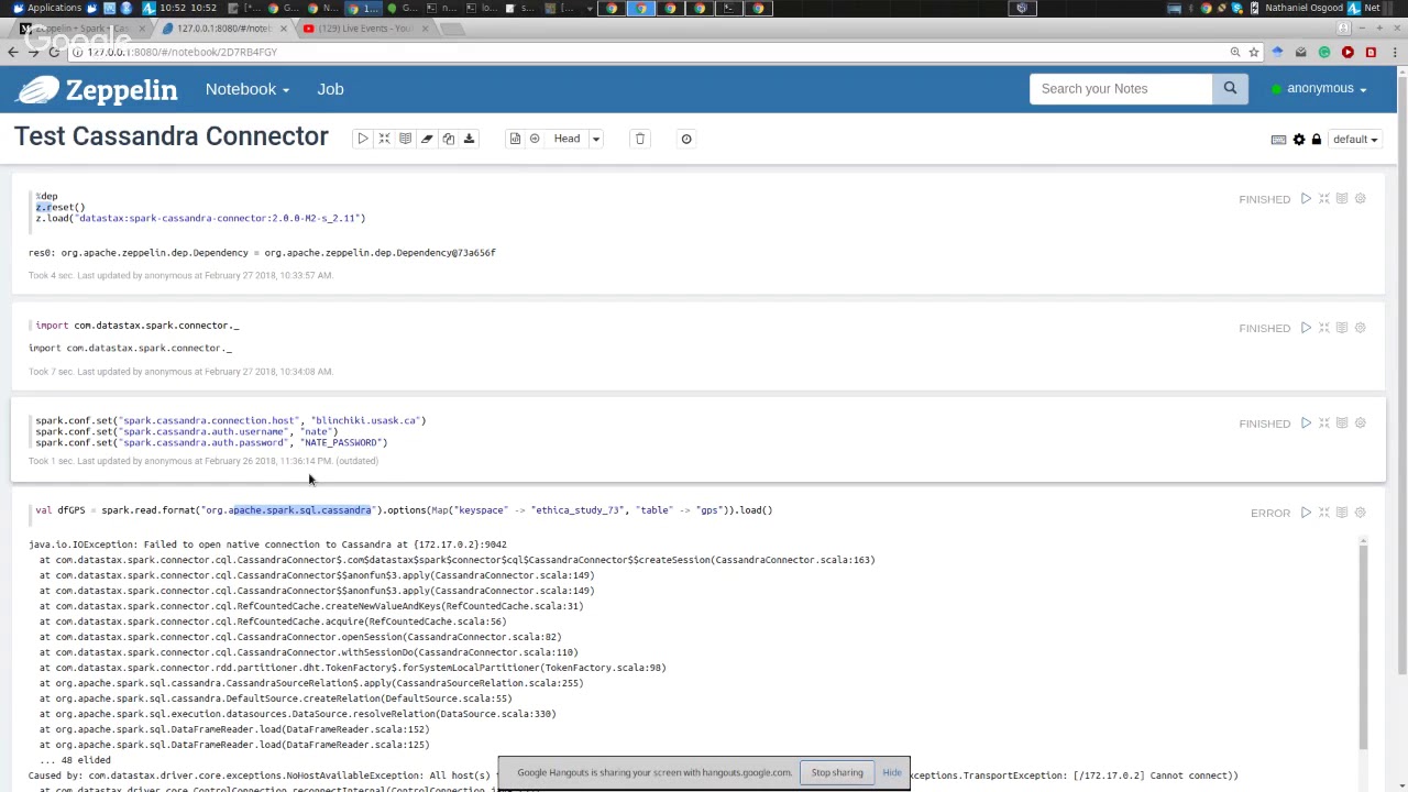 Spark connection with Ethica Cassandra Datasource Abridged - YouTube