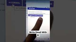 Write Email with AI #shorts #writeemail #ai