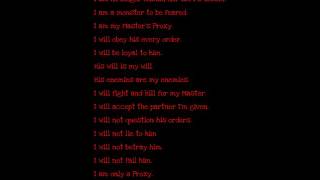 Slenderman's Proxy Pledge