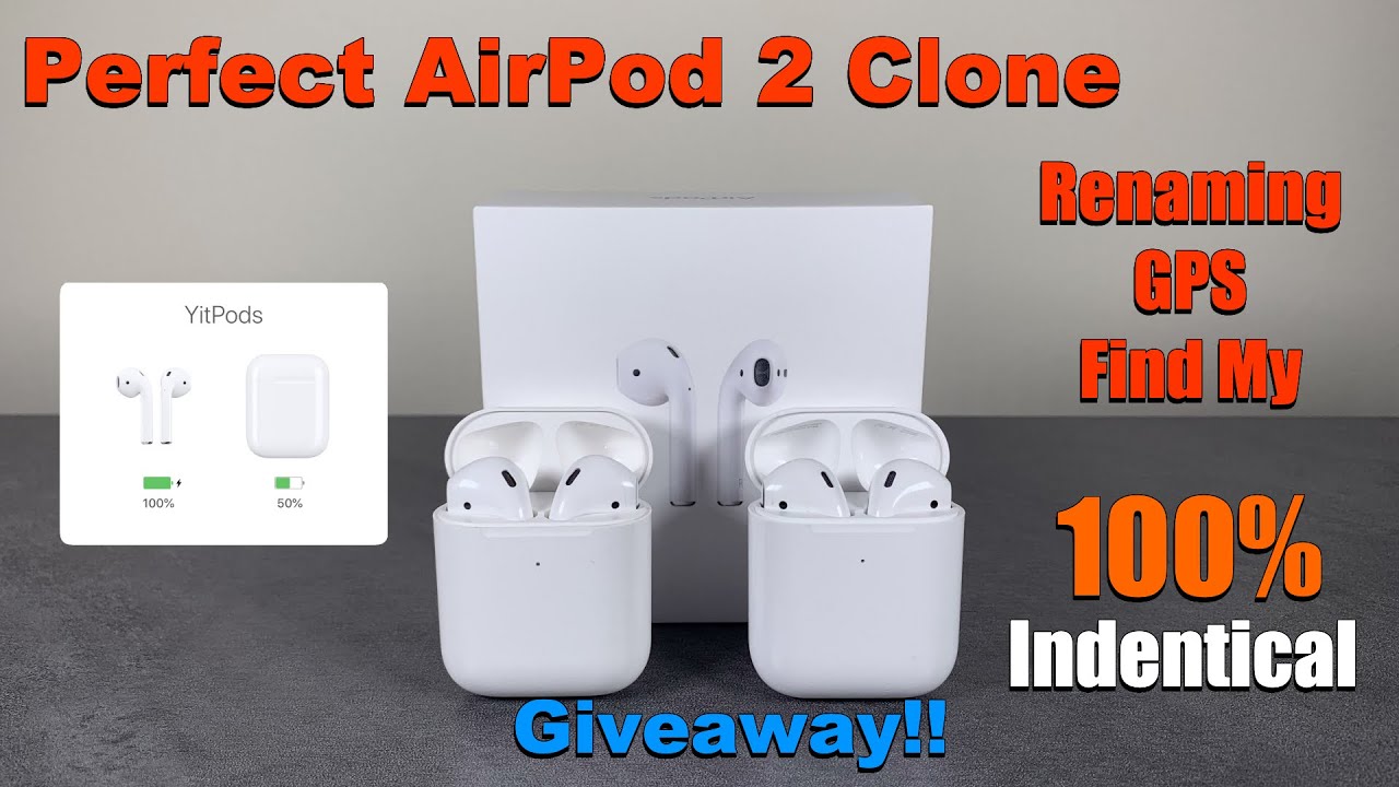 The PERFECT AirPod 2 Clone?!?! (GIVEAWAY) - YouTube
