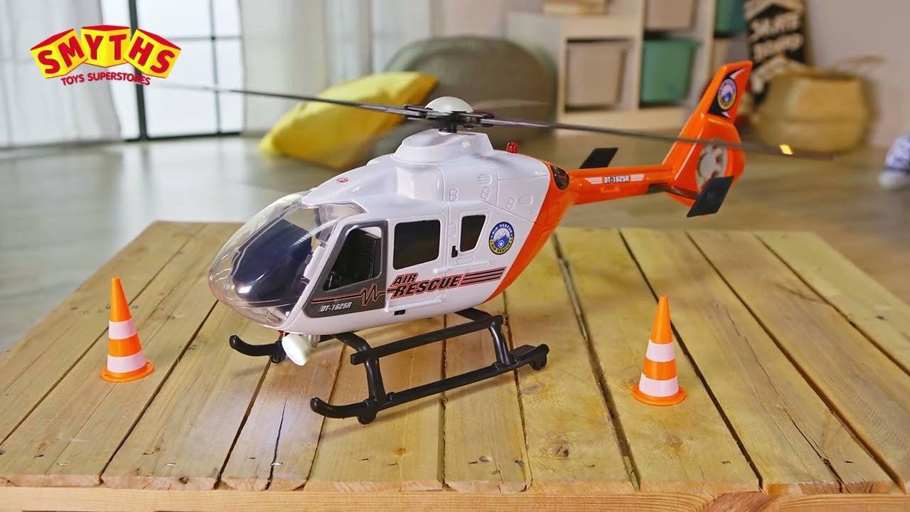 L'Hélicoptère de Sauvetage SOS Sons et Lumières de Dickie Toys est chez Smyths Toys !