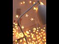 ✨120 LED Solar Star String Lights: adding ambiance in just one second✨ #ninonly #homedecor