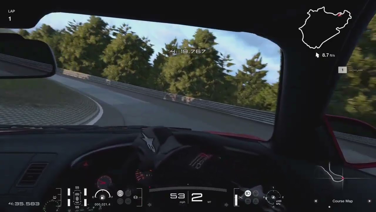 Supra Road car Nordschleife lap. Gt7