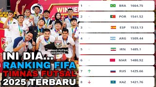 Ranking FIFA Timnas Futsal Indonesia 2025 Terbaru | Ranking Futsal Dunia 2025 | Ranking Futsal Asia