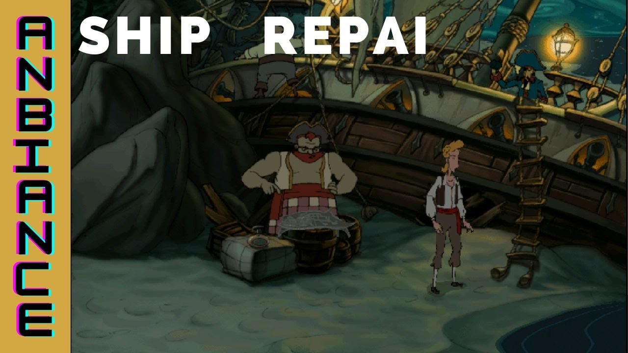 Ship Repair-Ambiance-Monkey Island 3  (Study Music-Relaxing-Sleep Music-ASMR-Coding)