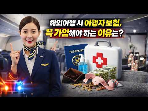 해외여행 시 여행자 보험, 꼭 가입해야 하는 이유는? 놓치지 말아야 할 필수 정보!