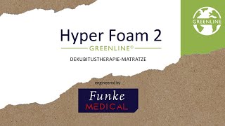 Hyper Foam 2 GREENLINE© – Dekubitustherapie-Matratze