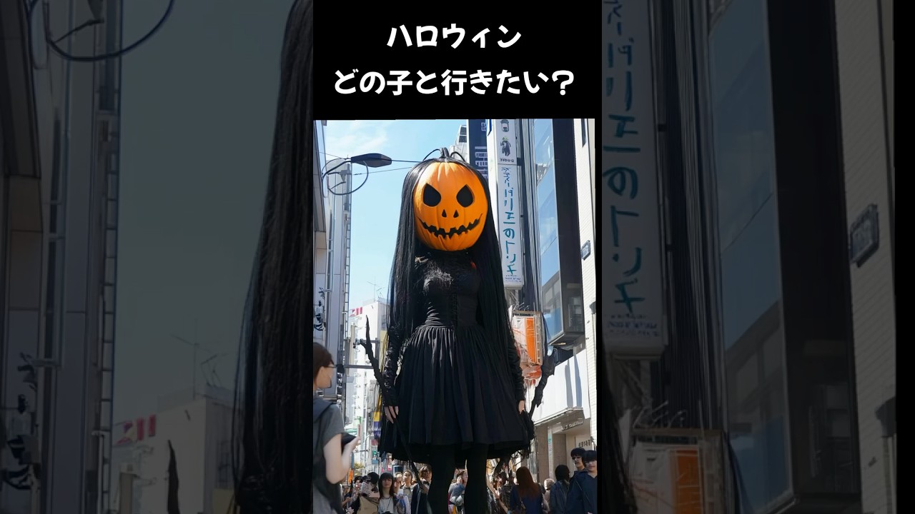 ハロウィンどの子と行きたい?2024#かわいい#usjハロウィン#aiイラスト