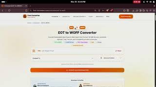 EOT to WOFF Conversion in 1 Minute ⚡ Fast & Easy Font Converter Tutorial