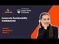 Corporate Sustainability (XSSBMM6492), Sem 2, WK1 for LVL-6 by Zarnigor Tojieva.
