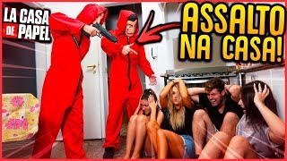 ASSALTARAM MINHA CASA COM LA CASA DE PAPEL!! - TROLLANDO AMIGAS [ REZENDE EVIL ]