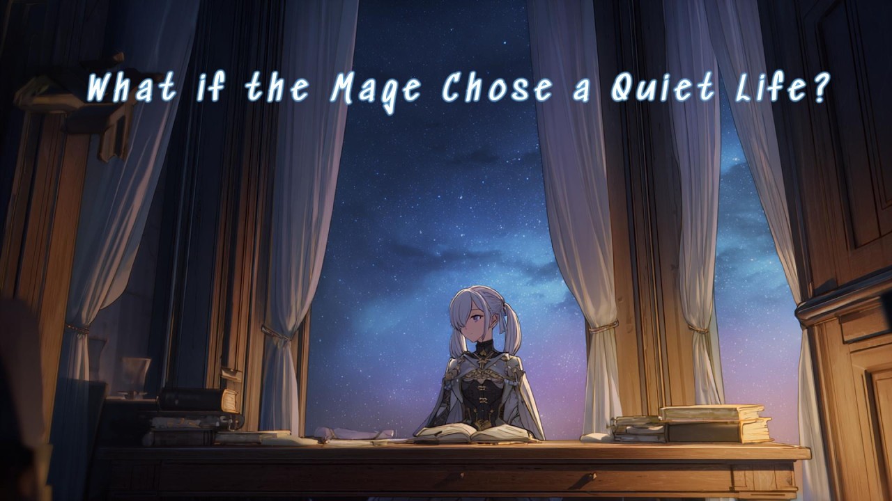 勇者が魔王を倒した後の世界：魔法使いの静かな一日 　Fantasy Work Music | A Library Wizard’s Quiet Day – Beneath the Stars