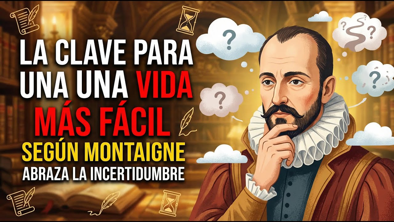 🕊️ Michel de Montaigne: Abraza la Incertidumbre y Tu Vida Será Más Liviana
