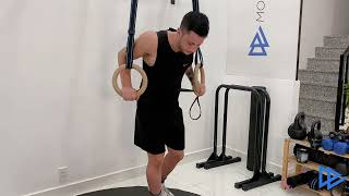 RINGS ASSISTED FRONT LEVER TUCK PULL UPS - TECHNIQUE BREAKDOWN// Calisthenics Exercise Library