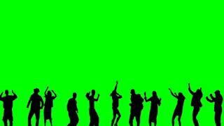 People Dancing On Green Screen