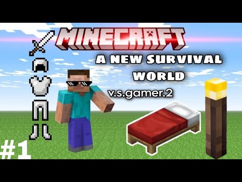 this is my first survival world in Minecraft || and i beat ender dregon ...
