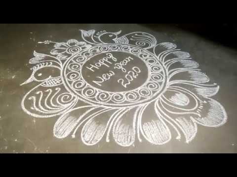 Featured image of post Peacock Rangoli Design New Year Rangoli 2021 : Happy new year 2021 new year post.