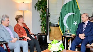 PM Shehbaz urges IMF to factor flood impact into review