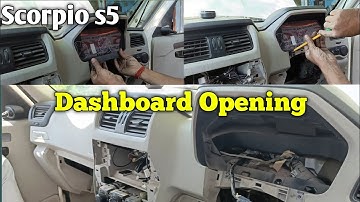 Scorpio s5 Dashboard Opening / How To Open Scorpio Dashboard @ShreeBalajiAuto