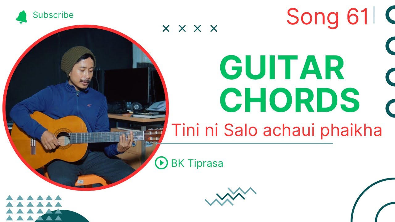 Tinini Salo Achaiwi  Phaikha || Guitar Chords|| BK Tiprasa|| 