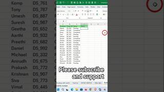 🚦 Master Excel Status Checks in Seconds! ✅❌#shorts #excel