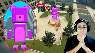 Un DRON capta a PURPLE SUPER BEAR de SUPER BEAR ADVENTURE en la CIUDAD - Garry's Mod
