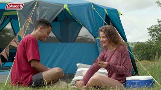 Coleman OctaGo 3 Person Tent - Easy to Pack and Quick to Pitch
Easy to pack and quick to pitch, the new OctaGo tent by Coleman® gives you simplicity to just pick up and OctaGo for a fun weekend away with friends, enjoy that music festival, or just step out into nature for a relaxing getaway. This fun tent has a multitude of uses, it can be dressed as a luxury glamping bedroom, a playroom for the kids, or a perfect tent for festival gatherings. The flysheet can be removed and the OctaGo transforms into a bug-proof screened room perfect for the garden. The tent comes with a carry bag and packs down compactly for easy transportation and storage.
Key Features:
WeatherTec: water proofed to a 2000mm HH rating and taped seams ensures your tent stays nice and dry
Fully sewn-in groundsheet: protects the tent interior from bugs and water, for an extra level of comfort
Fire retardant: our material ensures that the fabric will not flare dangerously out of control and will self extinguish, giving time to escape in an emergency
Steel poles: incredibly sturdy and hardwearing, and offer increased strength for larger family tent structures Coleman OctaGo 3 Person Tent - Easy to Pack and Quick to Pitch