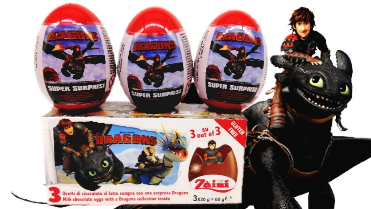 How to Train Your Dragon Zaini Surprise Chocolate Egg Unboxing馴龍高手阿尼驚喜