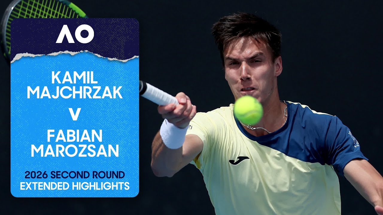 Kamil Majchrzak v Fabian Marozsan Extended Highlights | Australian Open 2026 Second Round