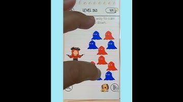 Brain test 3 New Level 263 Mary must find a way to calm these slimes down