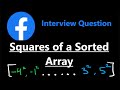 Squares of a Sorted Array - Leetcode 977 - Python