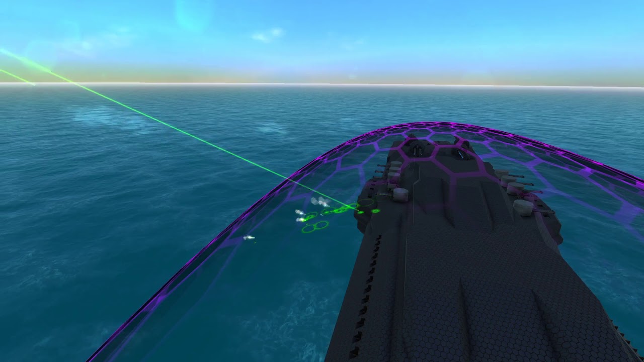 From the Depths Shield Dome Hit Effect YouTube