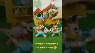 Bracelets convertible to animals Shape #toys #bracelets #cutevideo #toyvlog