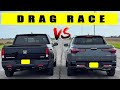 Hyundai santa cruz 2022 vs honda ridgeline 2021 bataille de camions intermdiaires course de glisserdplacer