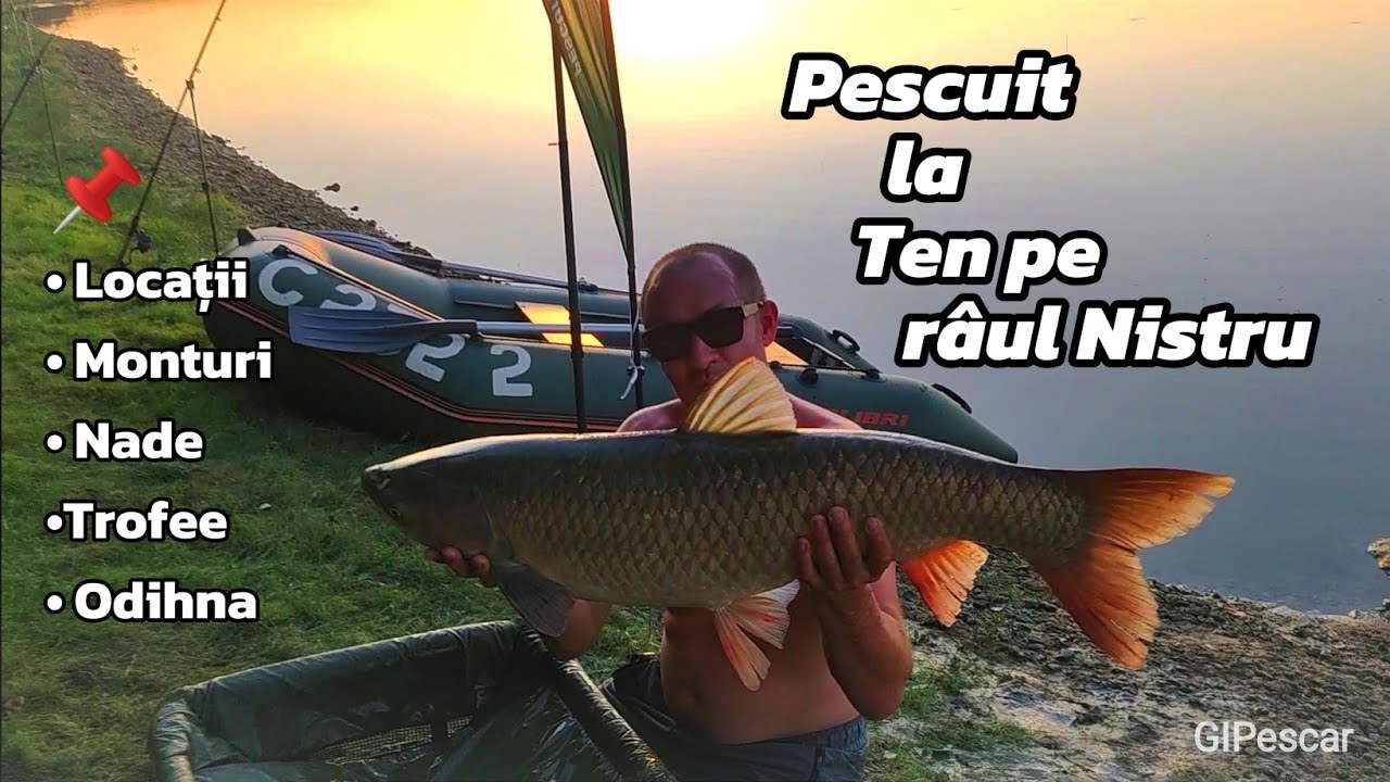 Pescuit pe Nistru la ten în luna august!!! SUPER PARTIDĂ✌️👍‼️