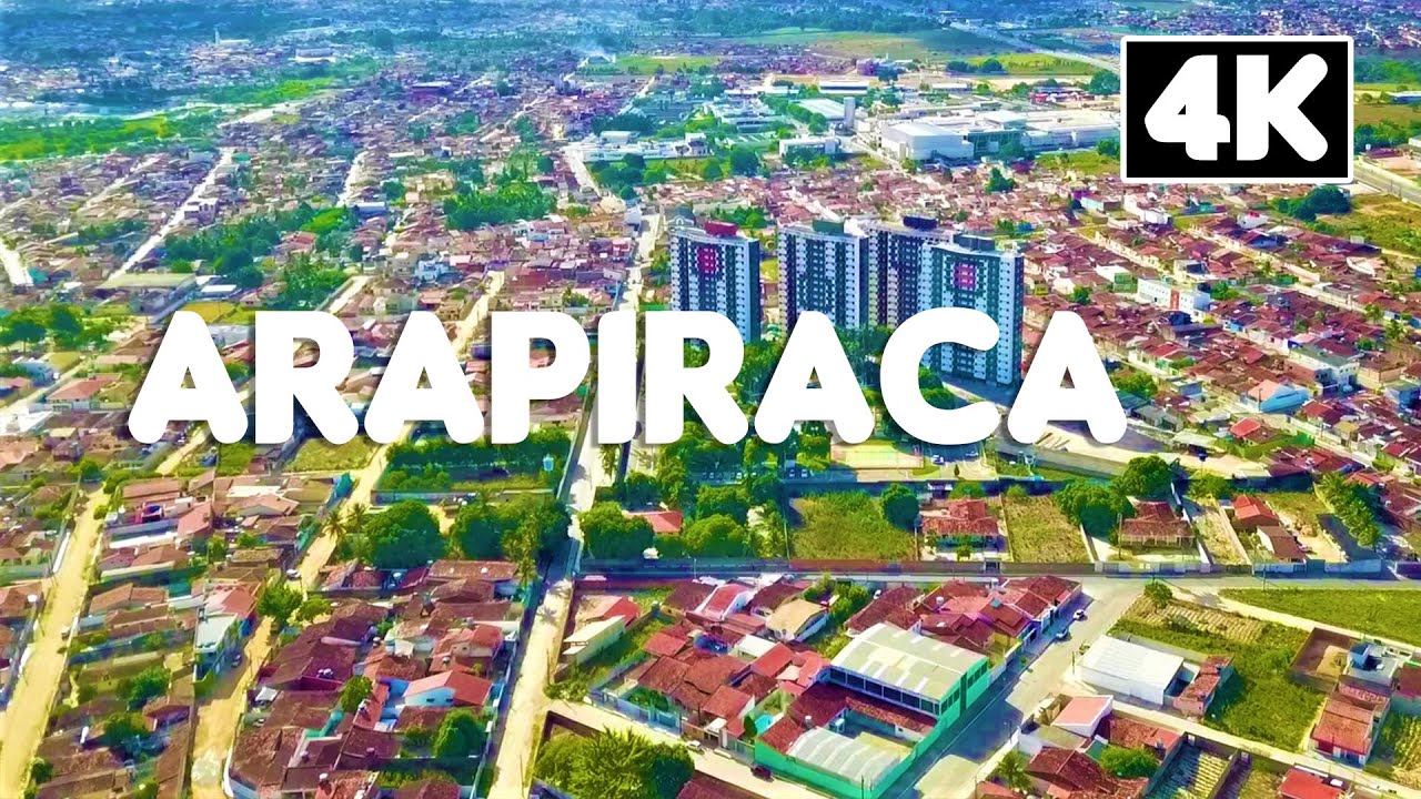 ARAPIRACA VISTA DE CIMA - 4K