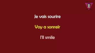 Video thumbnail of "Comme D'habitude - M Pokora (Paroles) (Letra) (Lyrics)"