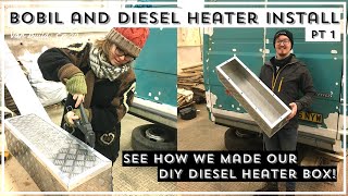 DIY DIESEL HEATER BOX | Bobil heater and Chinese heater install | MERCEDES  VARIO | Van Build Ep20 - YouTube