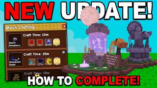 How To Complete Moon Harvest Part 3 Grow A Garden Roblox Update